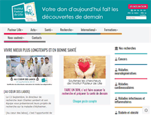 Tablet Screenshot of pasteur-lille.fr